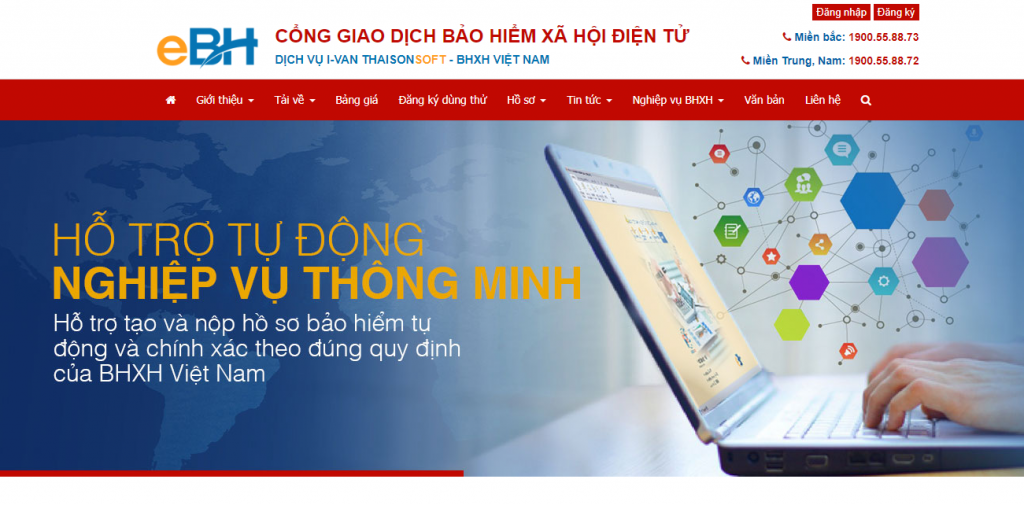 Cổng giao dịch điện tử của đơn vị cung cấp dịch vụ IVAN - ebh